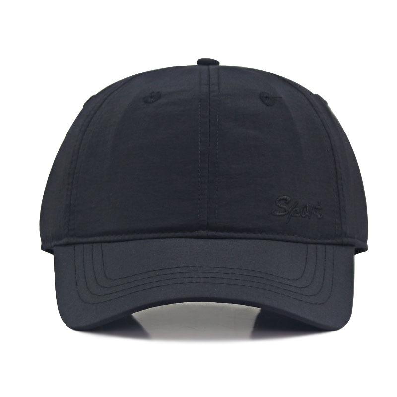 Hat men's spring and summer quick-drying baseball cap large size outdoor visor big head cap