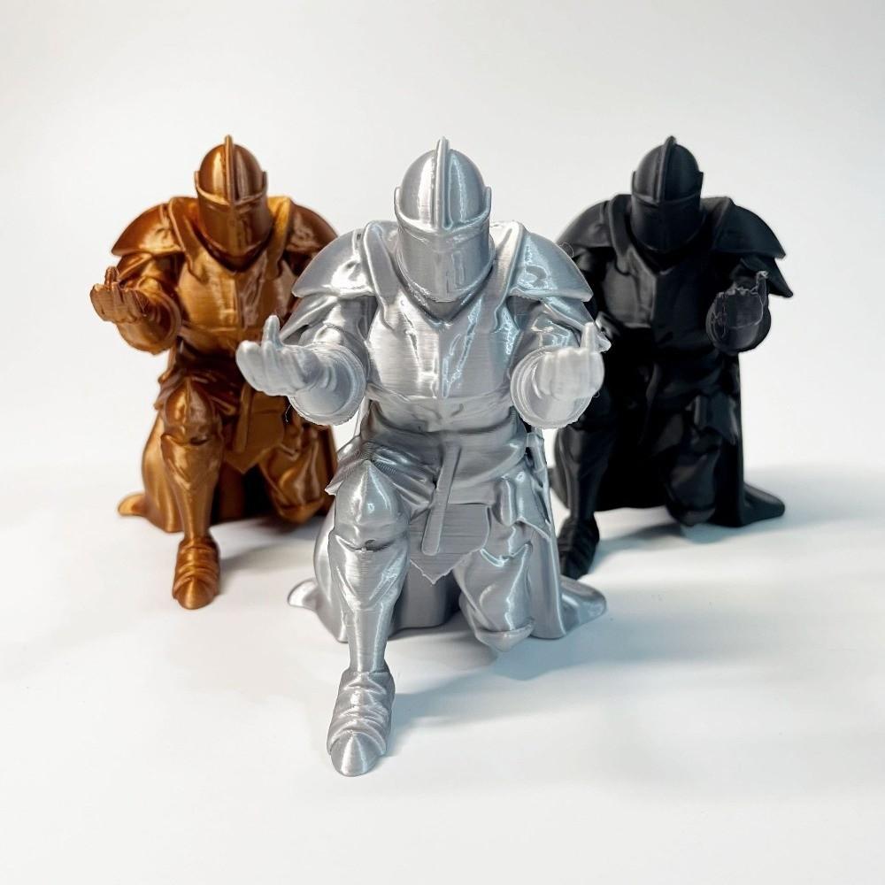 Creative 3D Printing Knight Ornaments Funny Desktop Accessory Exquisite Pen Holder Home Decor