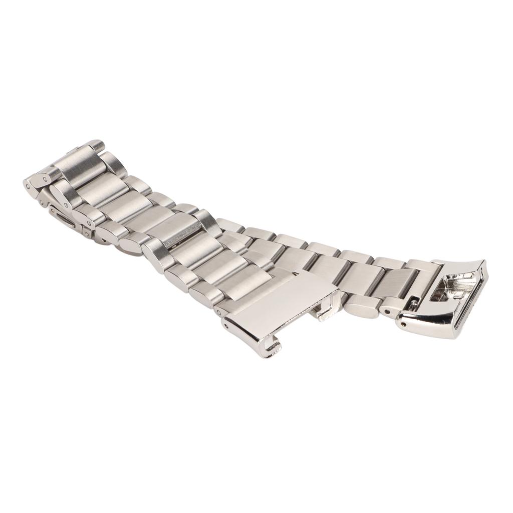 Metal Watchband Compatible for Redmi Watch Stainless Steel Smartwatch Replacement Band Straps BraceletThree Solid