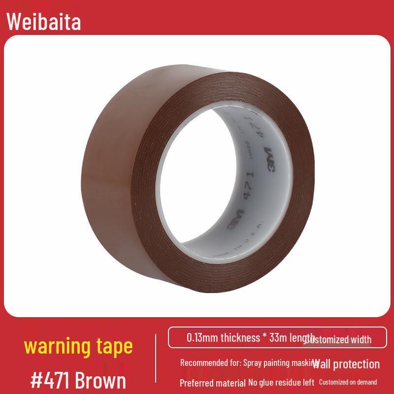 

Wibada 471 PVC Warning Floor Tape 10mm x 33m