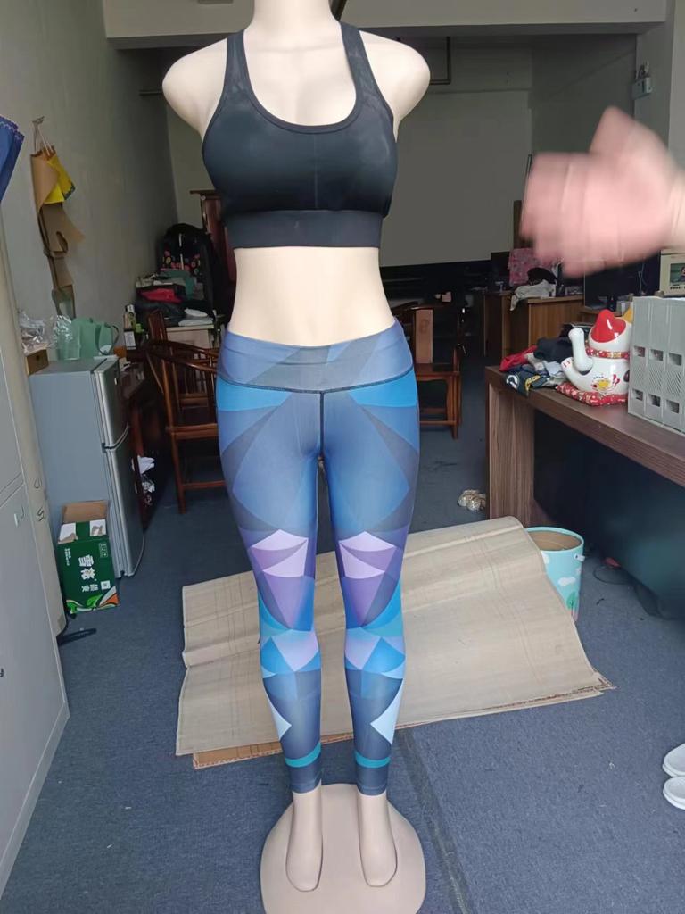 Dames Sømløse Strikk Ensfarget Rumpe Løfte Bukser Pustende Høy Elastisitet Sports Løpe Yoga Bukser