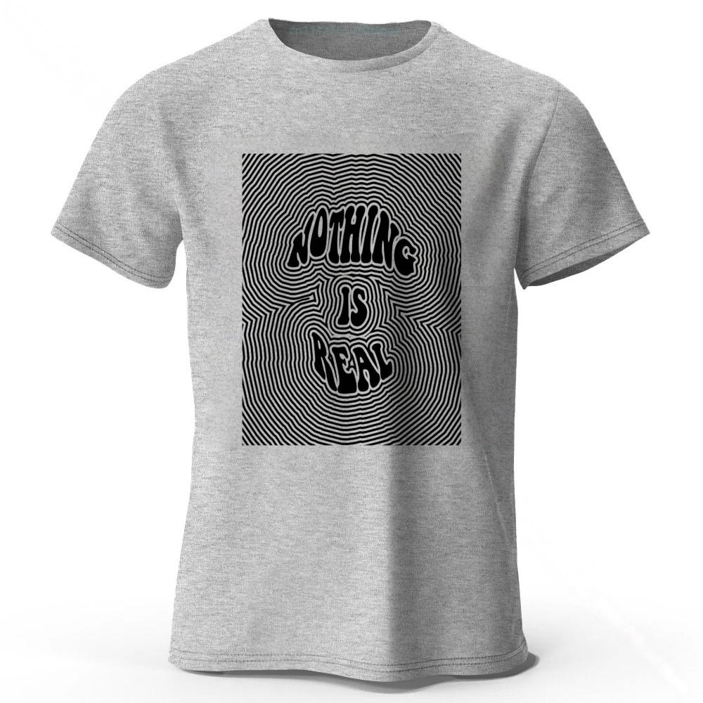 

Humorous Spoof Psychedelic Eyes Cotton Short Sleeves Men s Summer Street Loose Casual T-shirts M сірий