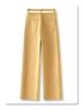 2025 Women's Yellow High Waist Straight Leg Jeans - Slimming, Cropped, Loose Fit for Spring/Autumn