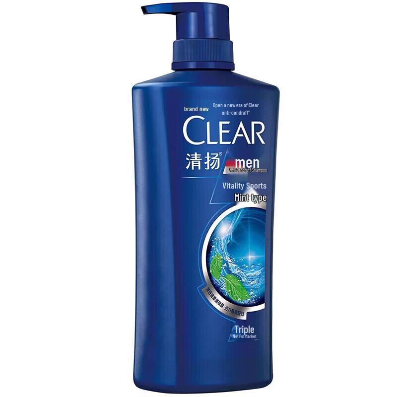 Clear Men Anti-Dandruff Shampoo, Vitality Sport Mint