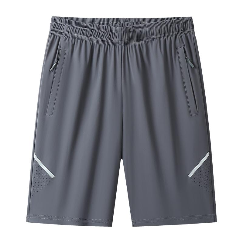 Summer Ice Silk Shorts High Stretch Casual Shorts Men's Beach Shorts Quick Drying Breathable Shorts Sports Shorts