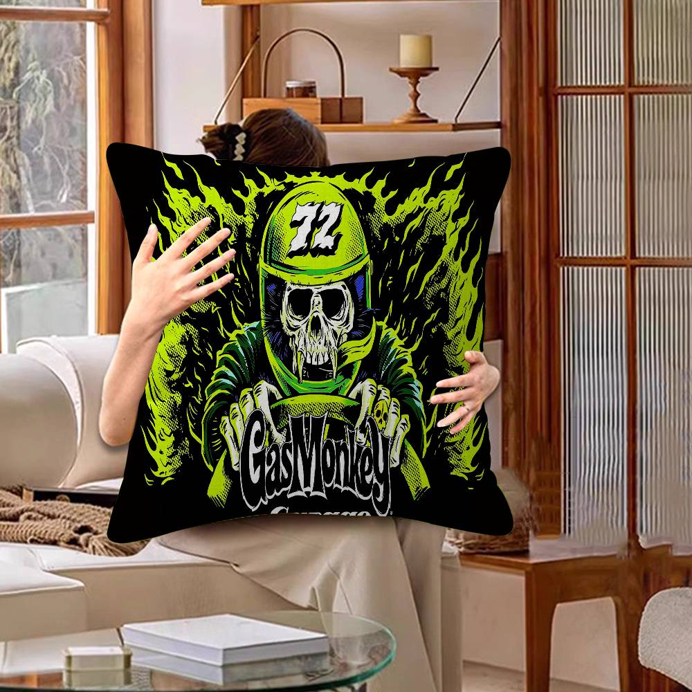 Gas M-monkey Cushion Cover Inches Farmhouse Decor Home Throw Pillow Covers For Couch Decorations