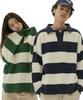 NODU [2Pack] Couple Bold Hacci Collar Knit