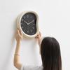 European Aesthetic Clock Wall Modern Art Creative Design Living Room Interior Wall Watch Simple Light Luxury Wanduhr Decor