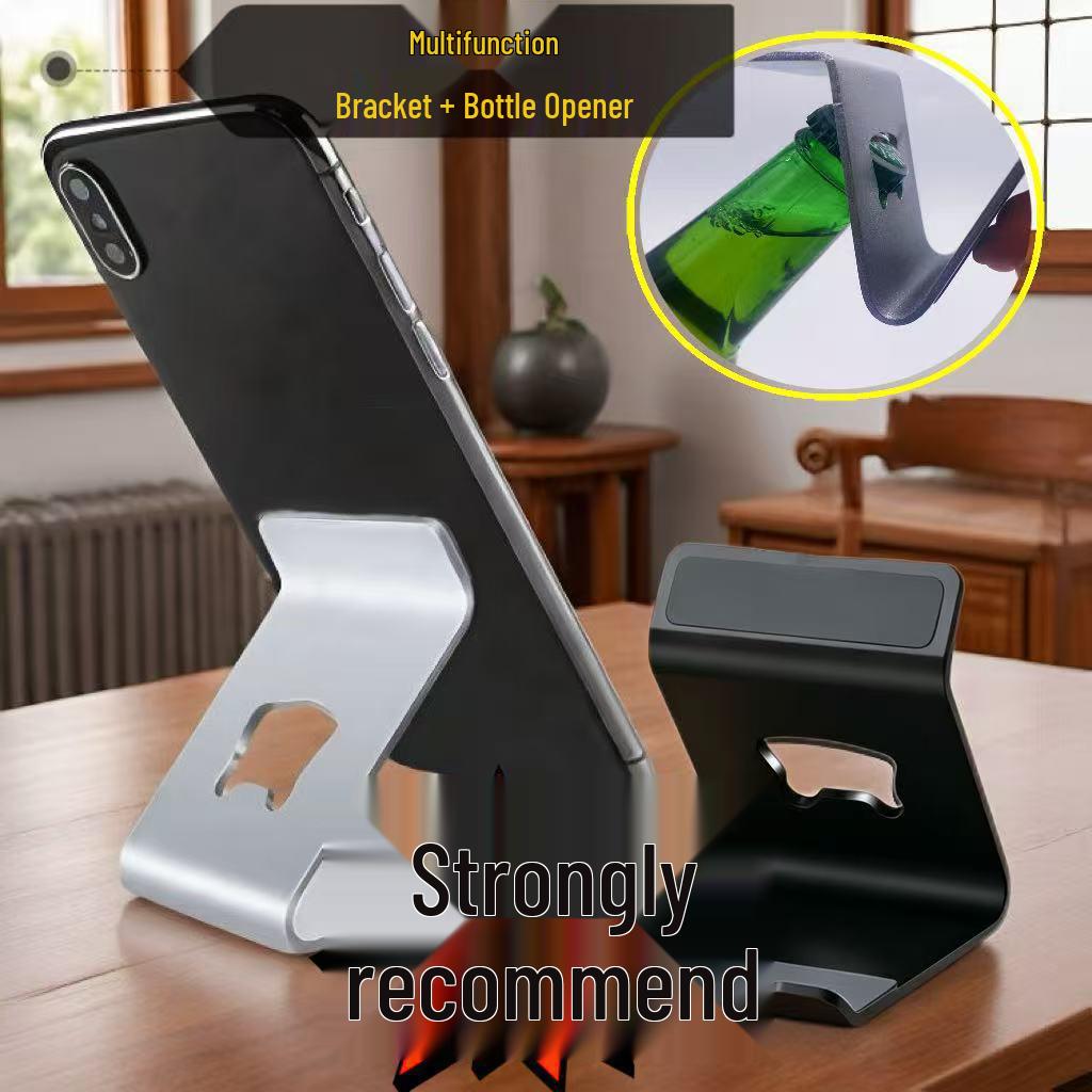 Aluminum Foldable Rotating Travel Phone Holder for Desk and Transportation