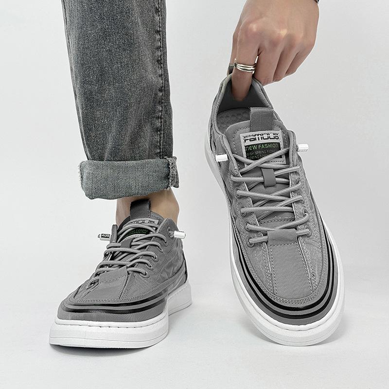 

2025 new men s shoes new casual versatile sports leisure, board shoes popular trendy shoes 7B02 44 серый