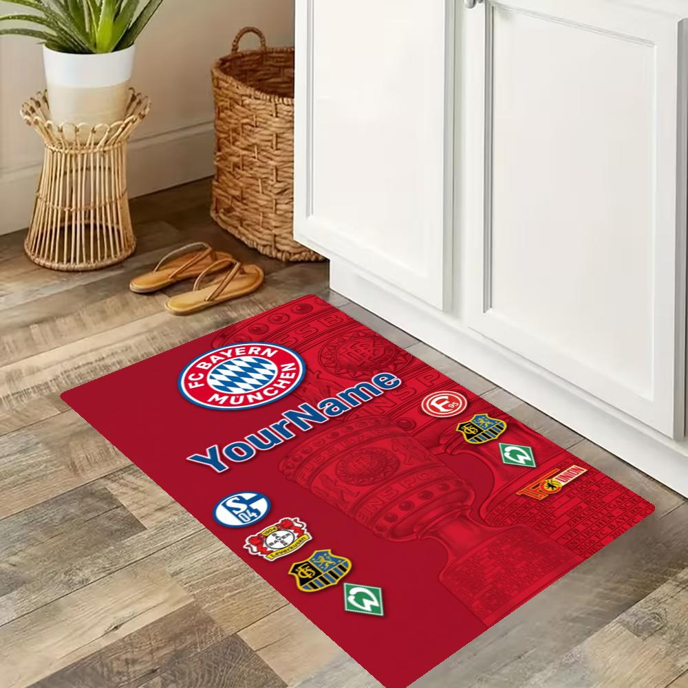 Fc Bayern Mnchen Customize Your Name Kitchen Rug Runner Rug Laundry Mat Hallway Entryway The Best Gift Choice