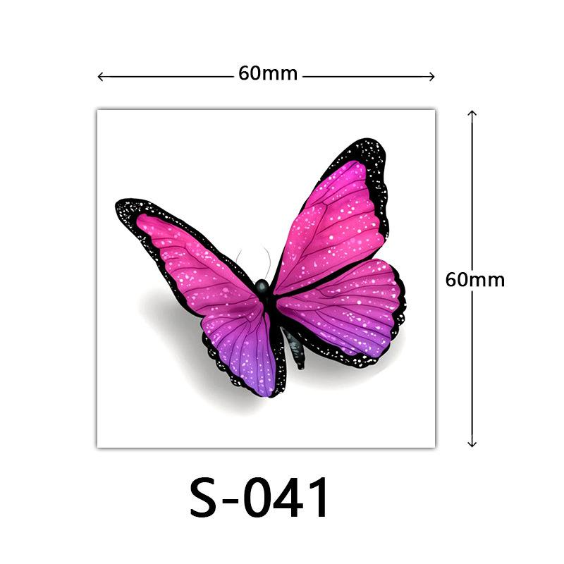 

Маленькие Цветочные Татуировки Наклейки Для Женщин 3d Цветные Татуировки Наклейки Роза Лотос Бабочка Цветок Татуировки