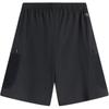 Série Estilo de Vida Esportivo Li Ning Cor Sólida Respirável Versátil Simples Shorts Esportivos Shorts Masculinos Preto AKSV285-3