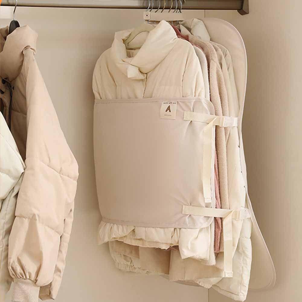 Compressed Wardrobe Storage Board Dustproof Suit Cover Storage Bag Garment Bag Cover  Home Storage