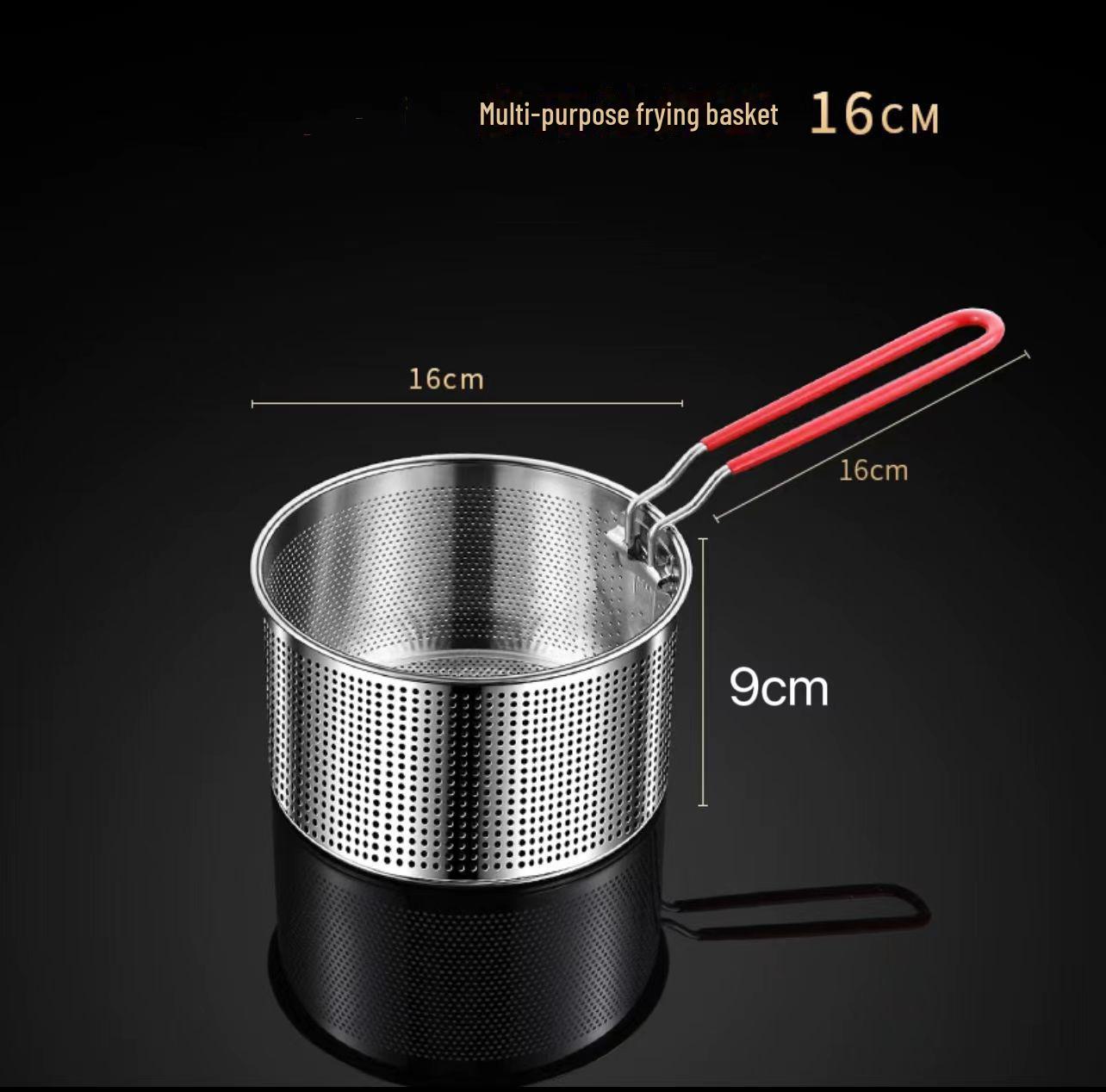 

Сетка-ложка из нержавеющей стали 304 и дуршлаг для приготовления лапши и риса 201, 16cm, detachable handle