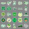 50 St. Patrick's Day Cartoon Graffiti Stickers for Personalized Decoration On Laptops and Luggage
