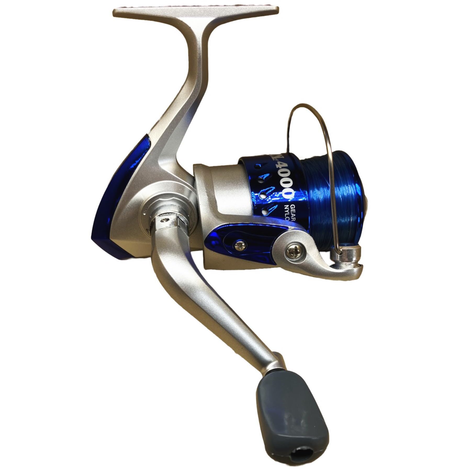 

Riseway Basic Spin 4000 Spinning Reel with 4 Line 130m Blue - Included, синий