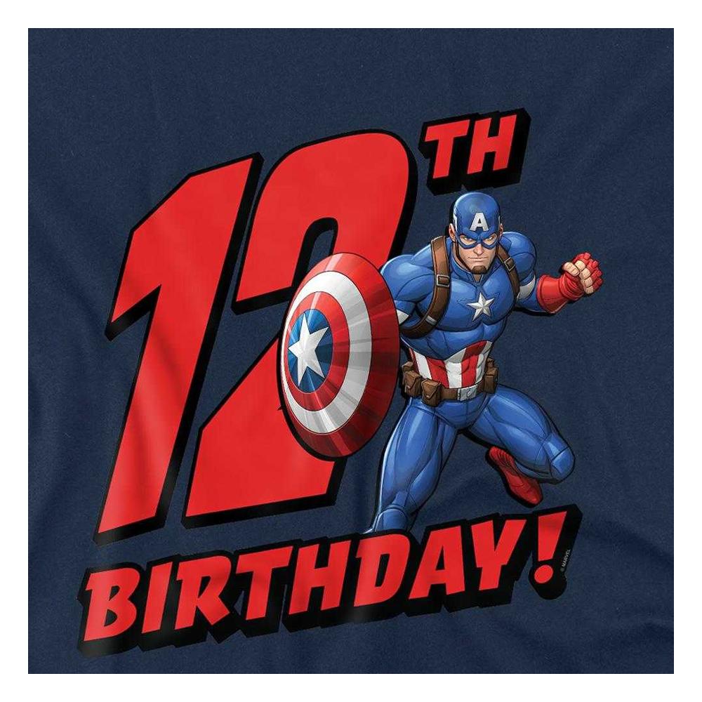 Captain America Childrens/Kids 12th Birthday Sweatshirt