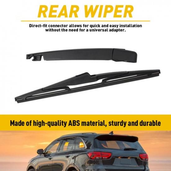 Rear Wiper Blade and Arm for 2016- Kia Sorento Back Window Windshield Wiper