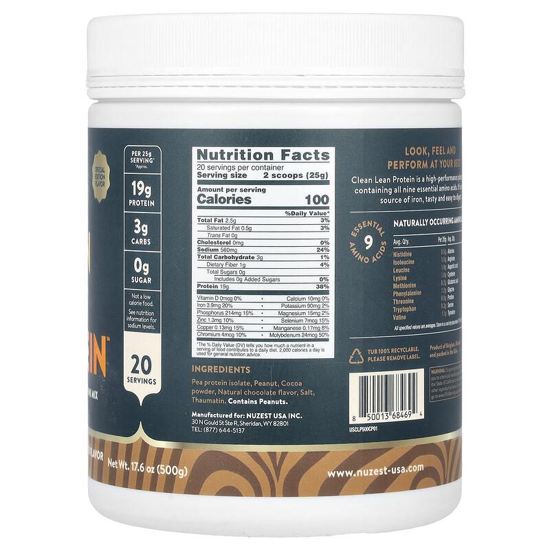 Clean Lean Protein, Chocolate Peanut Butter, 17.6 oz (500 g)