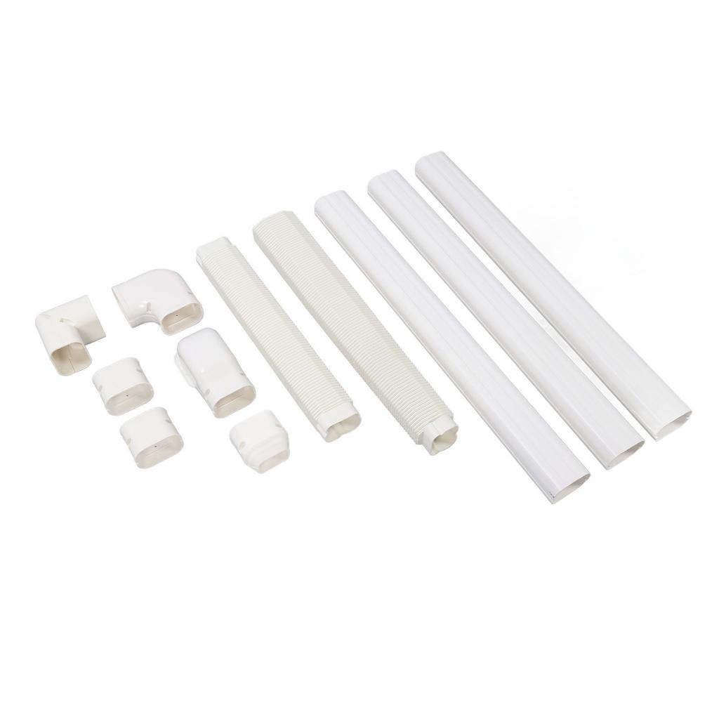 Air Conditioner Decorative PVC Line Set Cover Kit for Mini Split Heat Pump Line Set Cove Kit