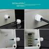 10pc Waterproof Cable Seal Set Plastic Connector IP68 Cable Secure Nylon Connector