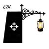 Bookshelf Decor for Bedroom Library Lantern Mini Lamp, Vintage Hanging Light with Warm Glow, Decorative Book Supports Shelves Home Study And