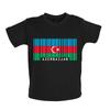 Azerbaijan Flag - Baby Kids Boys Girls Unisex T-Shirt / Babygrow - Baku Country Travel Azerbaijani