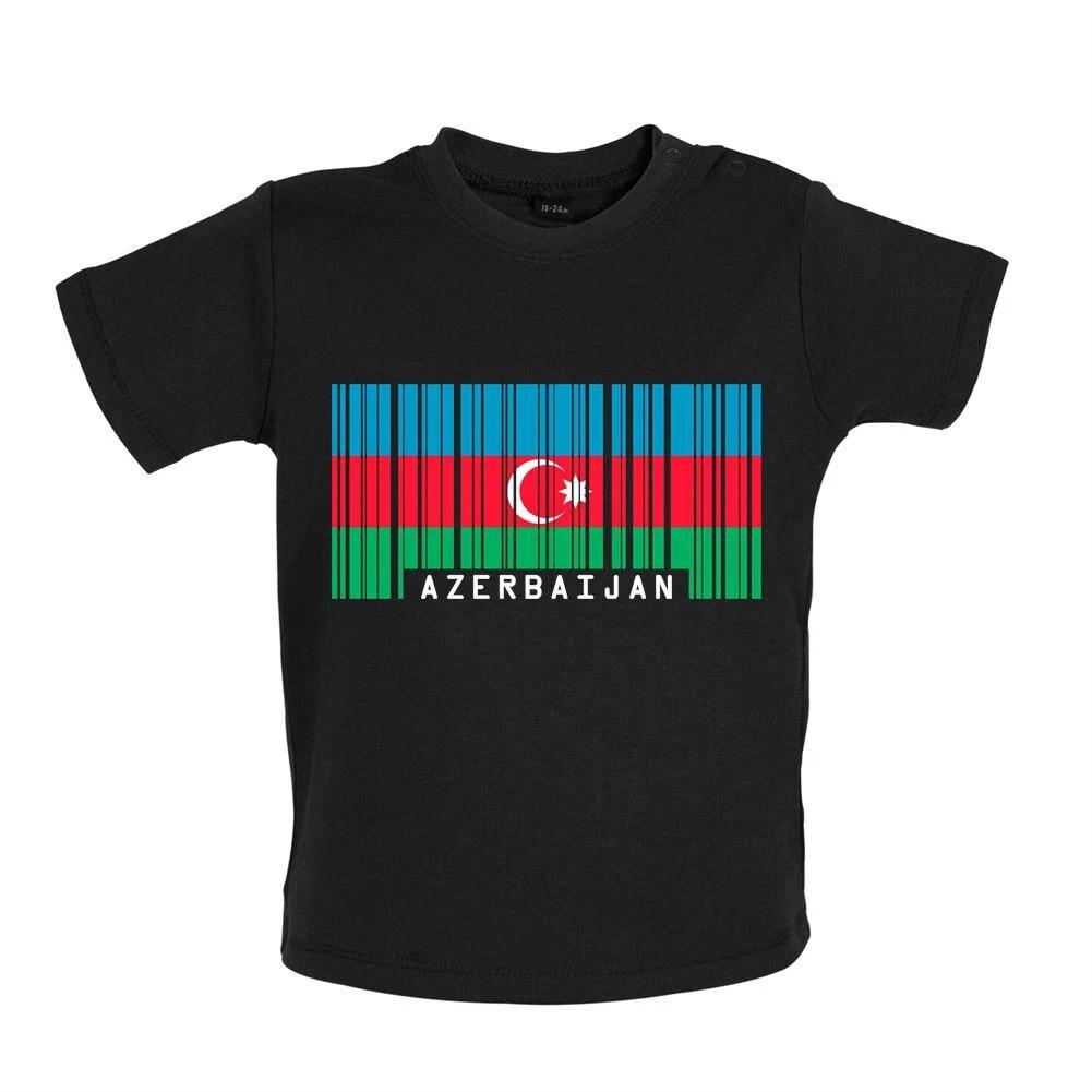 Azerbaijan Flag - Baby Kids Boys Girls Unisex T-Shirt / Babygrow - Baku Country Travel Azerbaijani 120