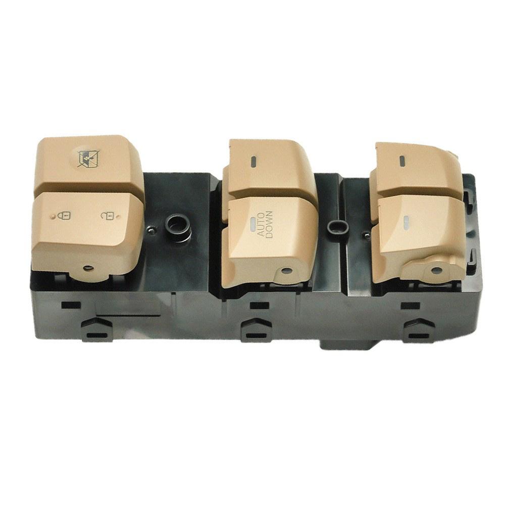 Beige Driver Master Door Window Switch 935703X000 For Hyundai Elantra 2011-2015
