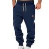 Men's Pants Spring and Autumn Solid Color Trendy Sports Casual Sweatpants Loose Tied Feet Stacking Pants