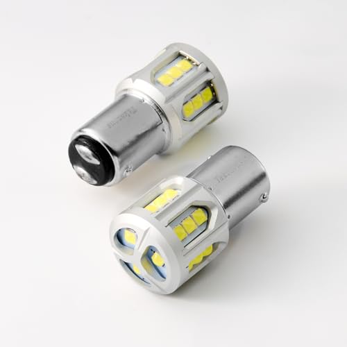 

Takenous, любимая лампа водителя грузовика, Takemura Shokai, S25 LED Double, s25 Double, 12 В, 24 В, 180-градусный ступенчатый штифт, BAY15d, набор из 2 шт. (белый)