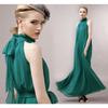 Travel Photo Desert Long Dress Women's Summer Swing Elegant Belt Slimming Seaside Holiday Beach Dresses