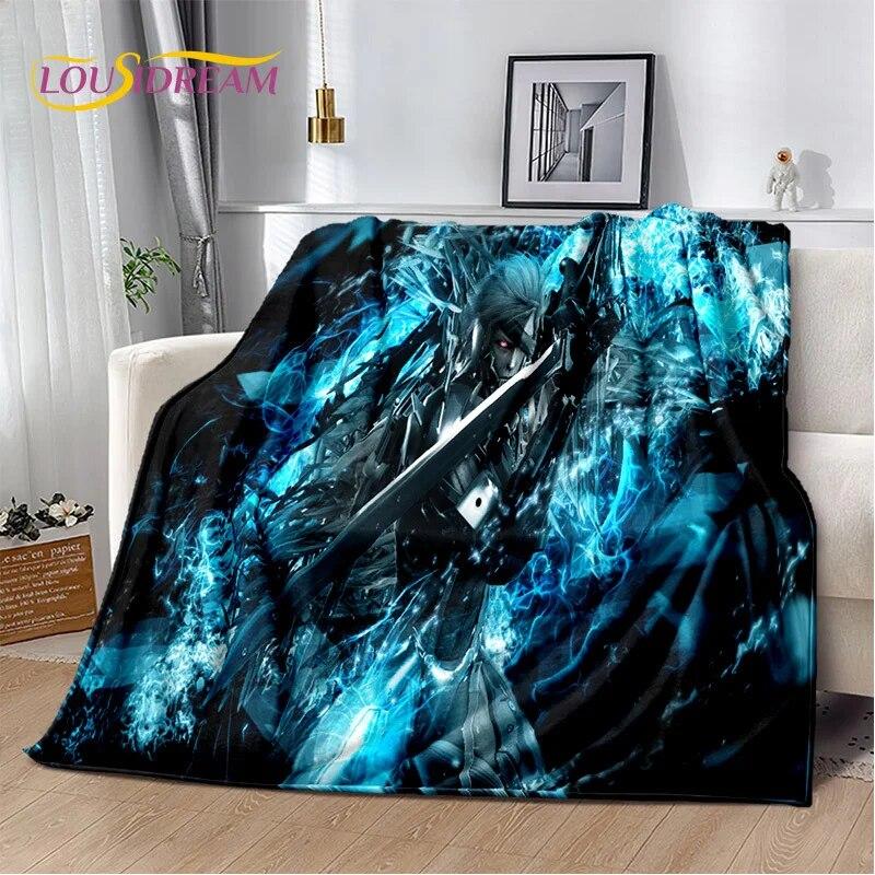 3D Game Metal Gear Solid Cartoon HD Gamer Blanket,Soft Throw Blanket for Home Bedroom Bed Sofa Picnic Travel Cover Blanket Kids