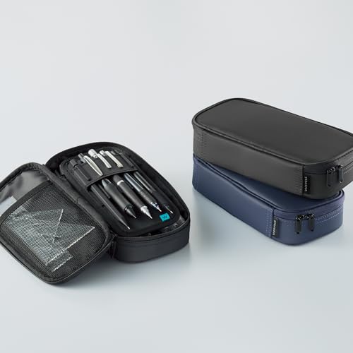 [Amazon.co.jp Özel] KOKUYO Webre Dalga Tutuculu Kalemlik, Tam Lacivert, AMF-VBF340DB