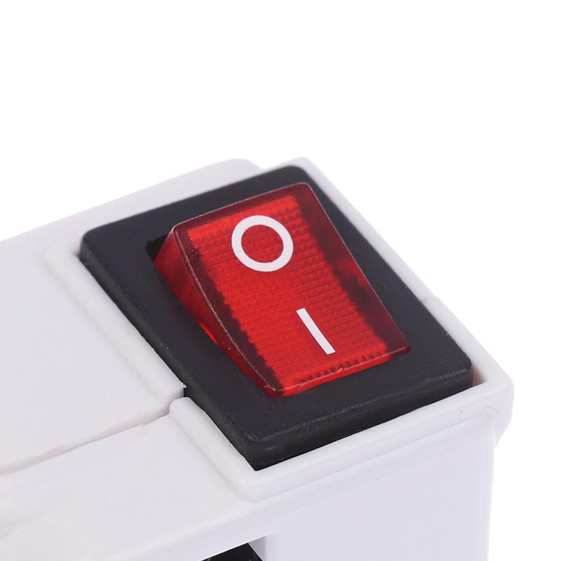 US 2-Pin Steckeradapter Konverter Ac100~250V 10A Mit Haupt Ein/Aus Schalter LED-Anzeige Wsa-6 Elektrischer Steckeradapter