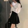White Shirt Female Spring and Autumn 2024 New French Retro Loose Long-sleeved Blouse