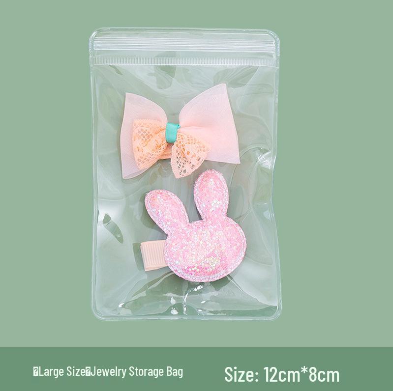 Portable Anti-Oxidation Transparent Jewelry Storage Box for Earrings, Studs, Necklaces, Rings