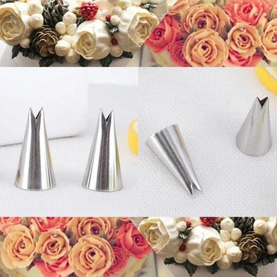 Kitchen Baking Supplies Cake Piping Nozzles Stainless Steel Pastry Icing Flower Tips Cake Decor Mouth Moulds Baking Accessories