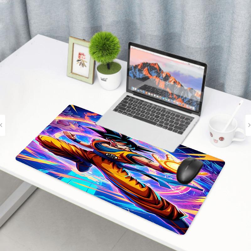 DRAGON BALL Print Mouse Pad, Anti‑Slip Desktop Keyboard Mat, for PC Laptop Gaming Working Daily Use, Cool Festival Surprise Gift