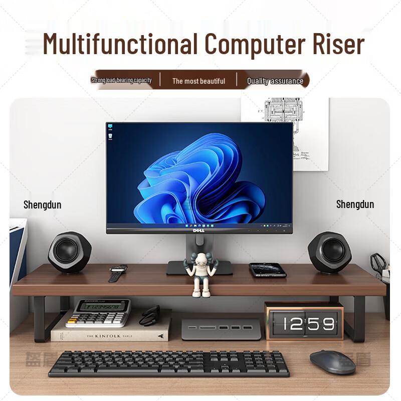 Monitor Riser Stand with Desk Organizer