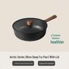 Titanium Flat-Bottom Cookware Set: Non-Stick Frying, Stewing, and Stir-Frying Pot Set for Steak and Eggs