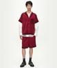 ADSB ANDERSSON BELL Lagos Terry Open Collar Shirt Atb1552M(Wine)
