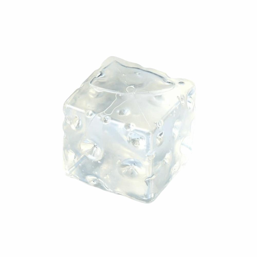 Cube Shape Squeeze Toy Translucence Decompression Toy Stress Relief Sensory Toy Adult
