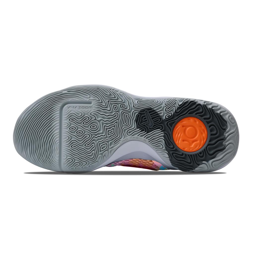 Nike KD Trey 5 IX Cushioning, Wear Resistant Mid top Basketball Shoes Unisex Pink Green CW3402-011(Team529-)