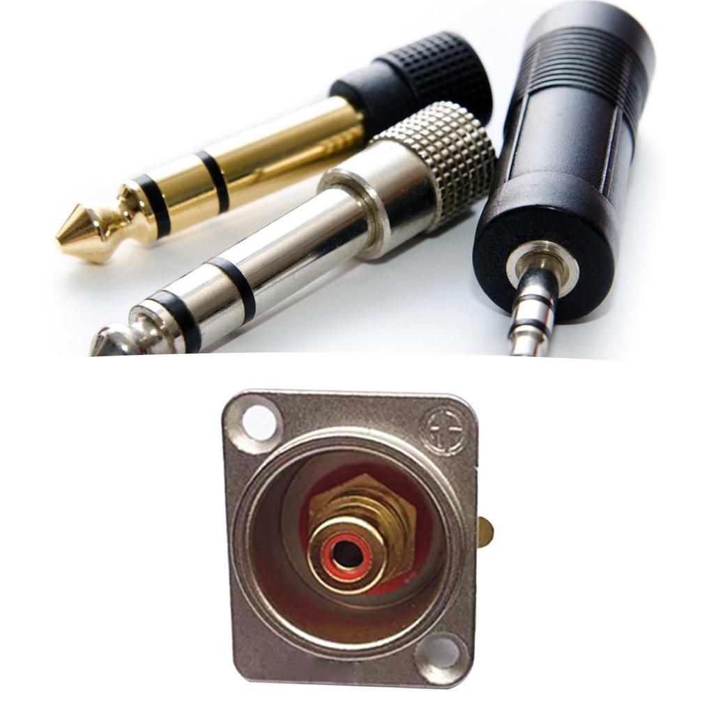 RCA Panelová montáž Pájecí adaptér RCA Samice na pájecí svorku AV konektor pro TV Audio Herní konzoli