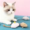 Catnip Mouse Teaser Toys: Scratch & Bite Resistant, Self-Playing Teething Toys for Cats