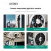 Green Forest Handheld Anemometer: High-Precision Wind Speed, Temperature, and Air Volume Tester.
