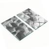 Durable and Stylish Glass Boards with Abstract Triangles Pattern 2X30X52 Cm