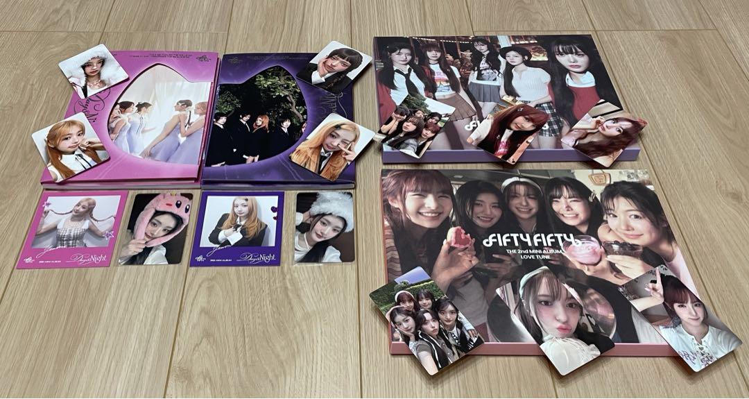 

[USED] fifty fifty CD set (with bonus trading card)